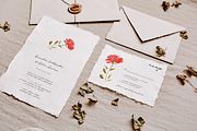 Minimalist Flower Wedding Suite