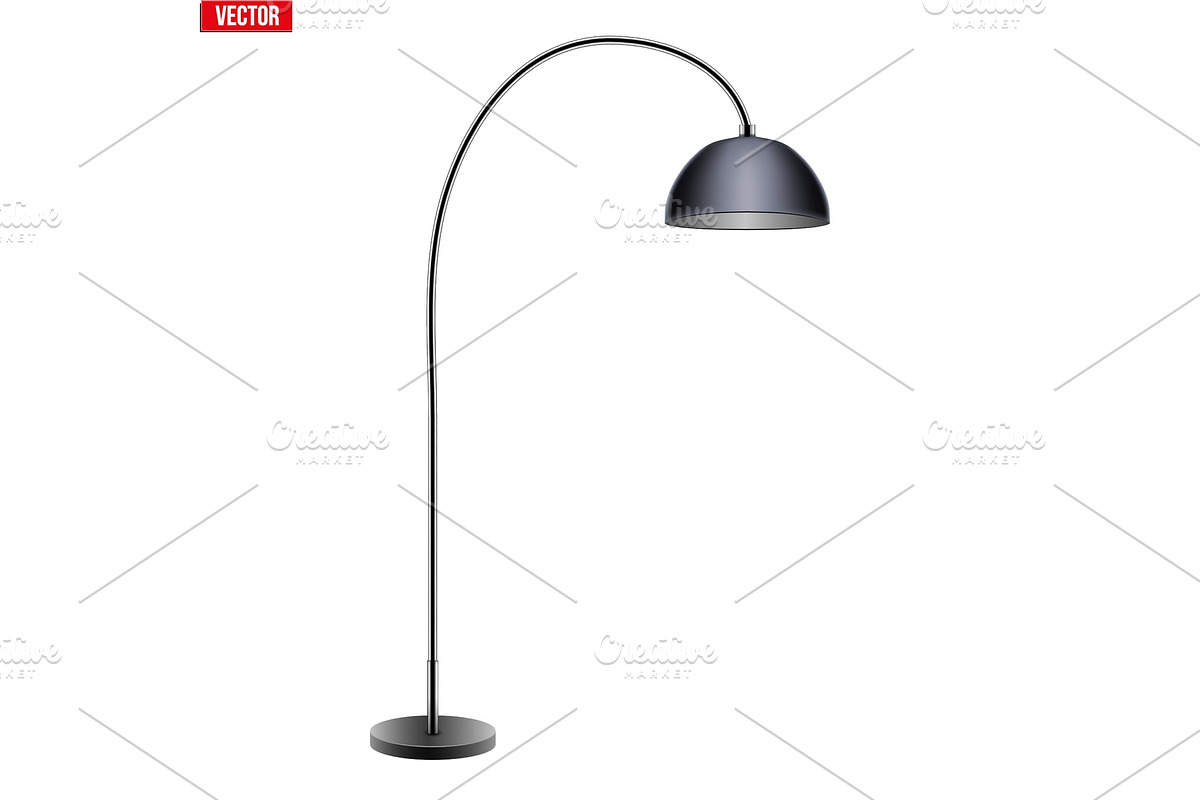 Decorative Metal Floor Lamp in Graphics - product preview 8