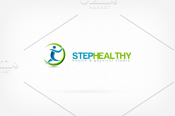 Step Healthy and Fitness Logo in Logo Templates - product preview 2