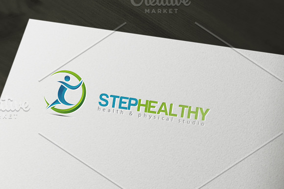 Step Healthy and Fitness Logo in Logo Templates - product preview 3