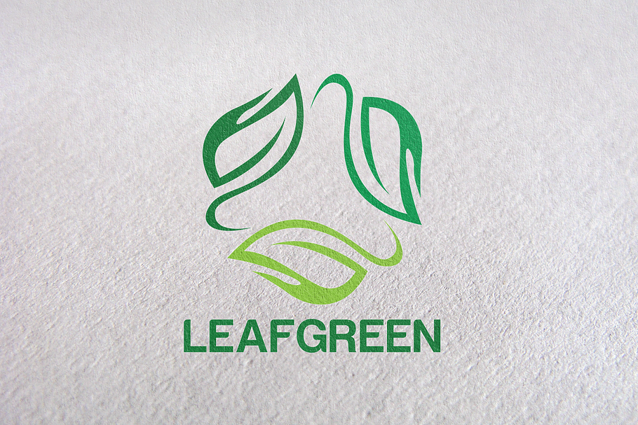 eco, herbal, leaf, green Logo Design in Logo Templates - product preview 8