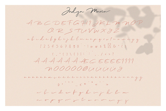 Jadyn Maria - Luxury Signature Font in Script Fonts - product preview 7
