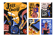 Jazz poster set