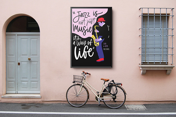 Jazz poster set in Illustrations - product preview 8