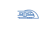 Subway line icon concept. Subway