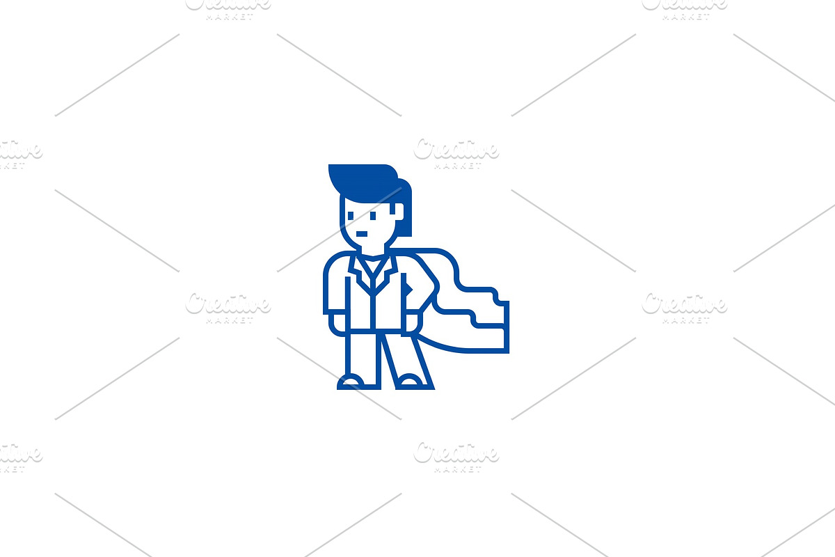 Super hero,businessman,business in Illustrations - product preview 8