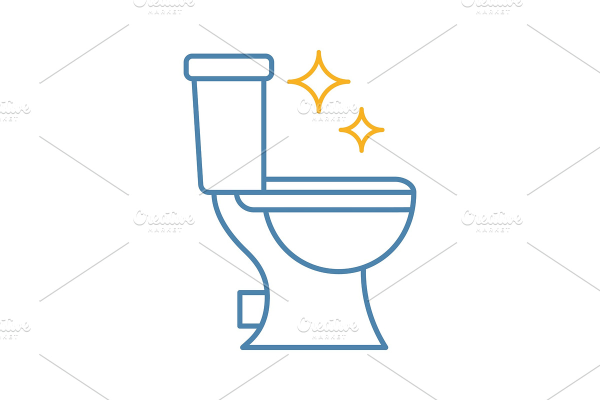Toilet cleaning color icon in Icons - product preview 8
