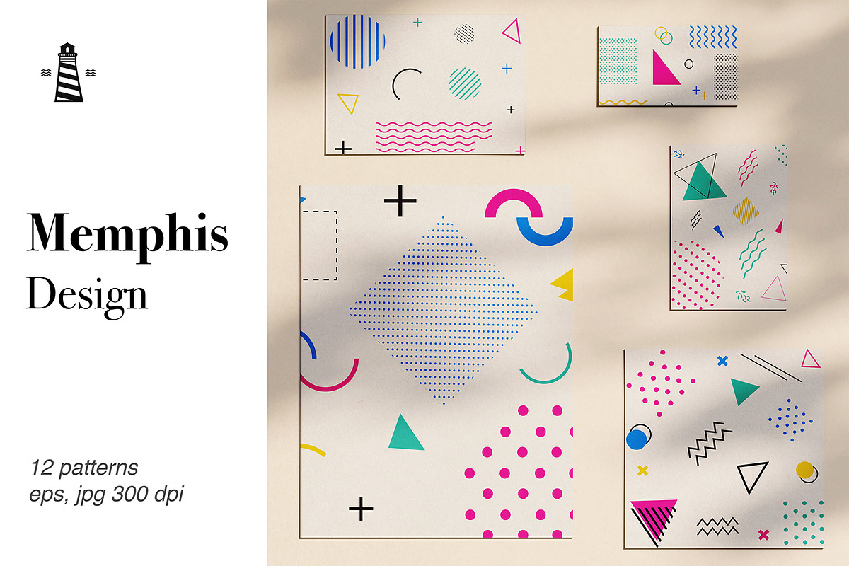 80s 90s Memphis Patterns in Graphics - product preview 8