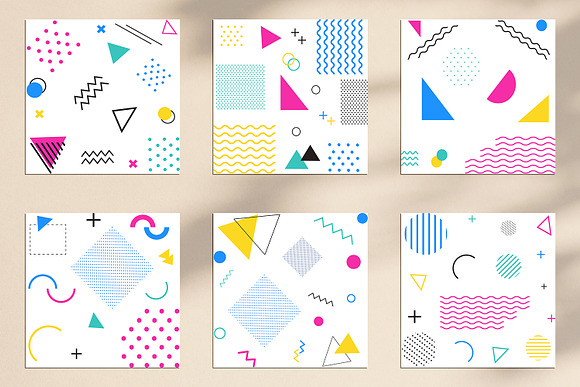 80s 90s Memphis Patterns in Graphics - product preview 1
