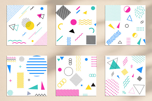 80s 90s Memphis Patterns in Graphics - product preview 2
