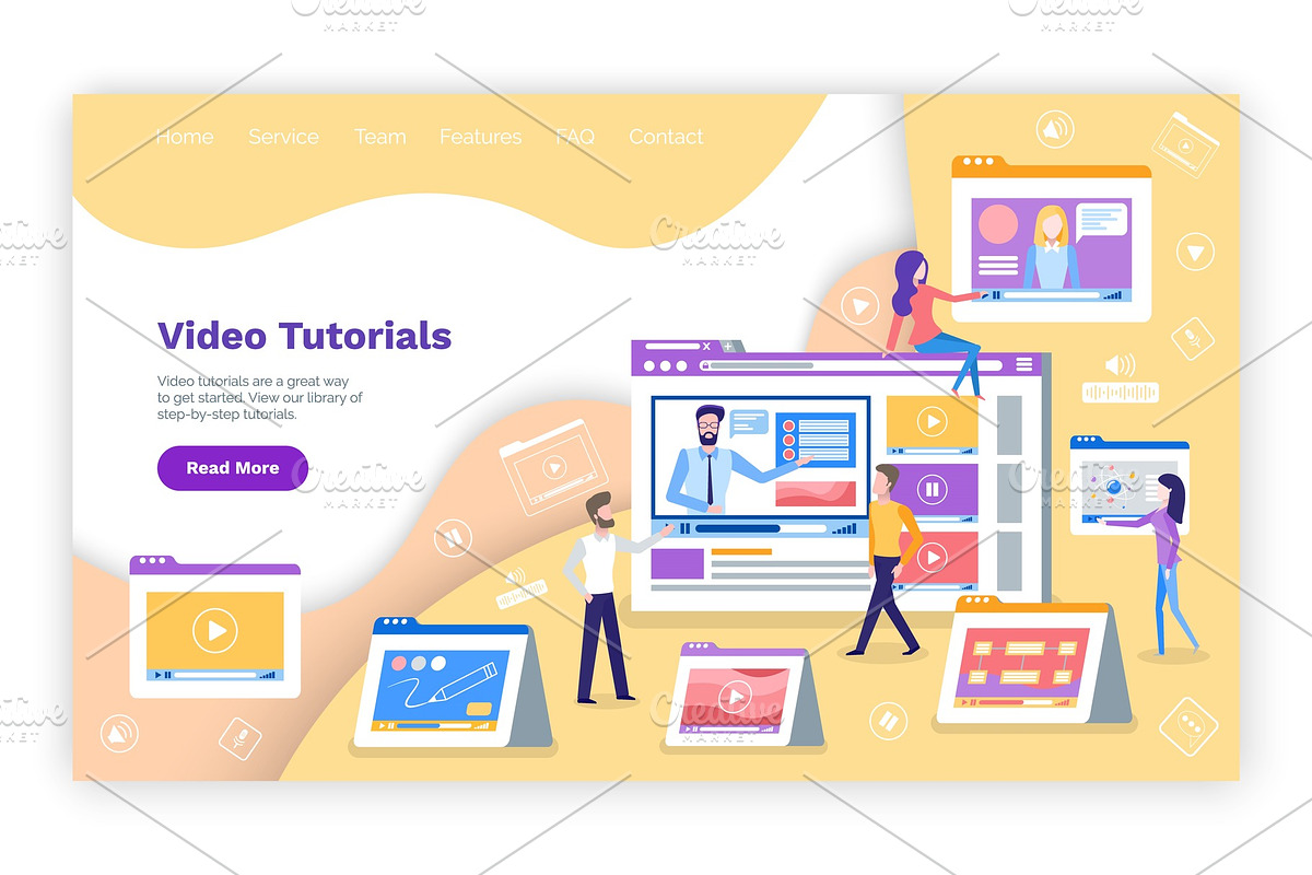 Video Tutoring Online Course with in Illustrations - product preview 8