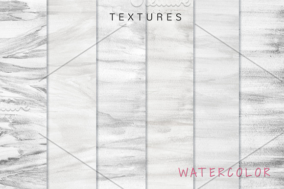 White Watercolor textures in Textures - product preview 1