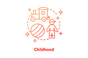 Childhood concept icon