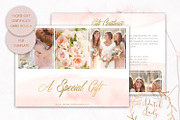 PSD Photo Gift Card Template #5