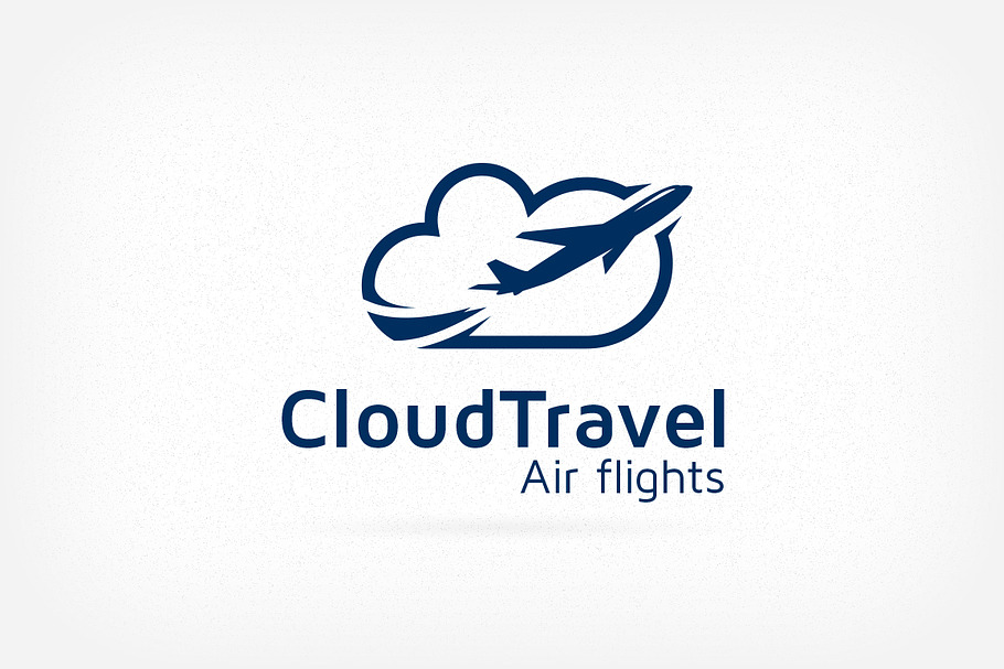 Cloud Flight Travel Logo in Logo Templates - product preview 8