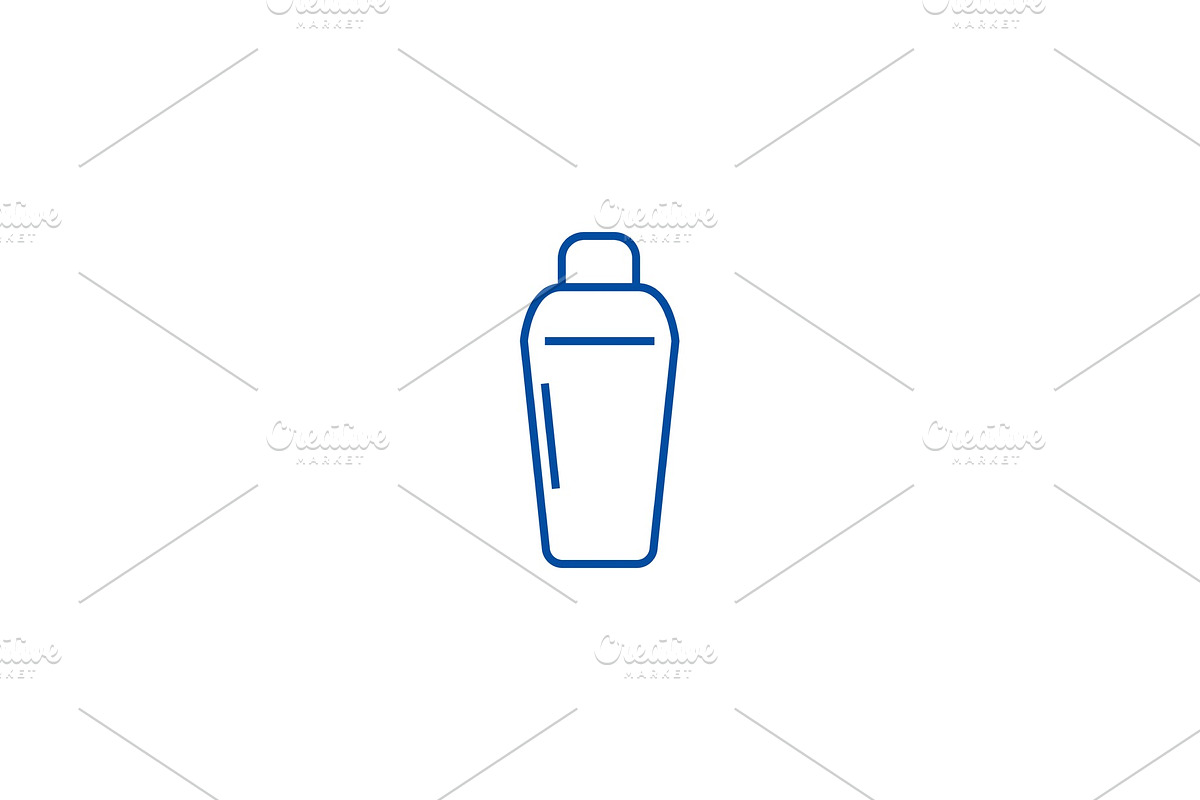 Thermos line icon concept. Thermos in Illustrations - product preview 8