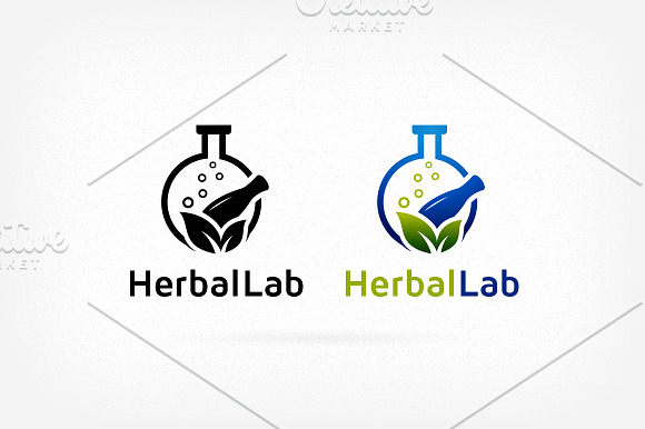 Herbal Laboratory Logo in Logo Templates - product preview 2