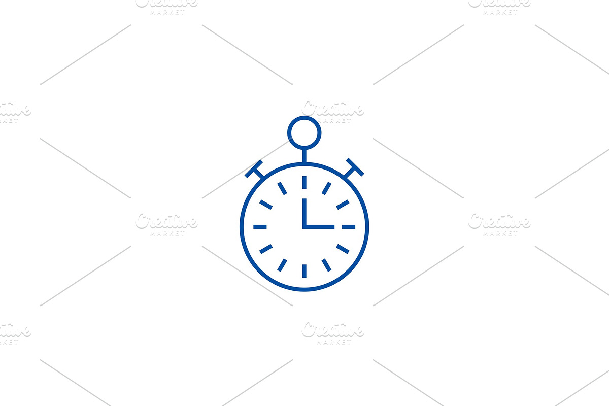 Timer,stopwatch, time management in Illustrations - product preview 8