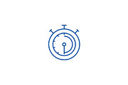 Timer,stopwatch,clock line icon