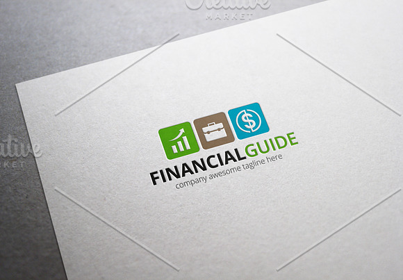 Financial Guide Logo in Logo Templates - product preview 2
