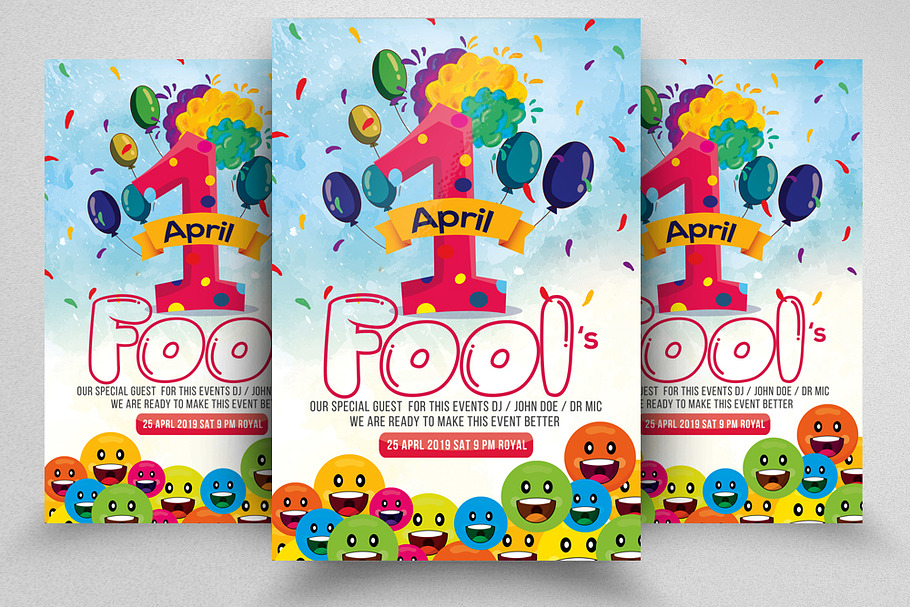 April's Fool Day Flyer Templates in Flyer Templates - product preview 8