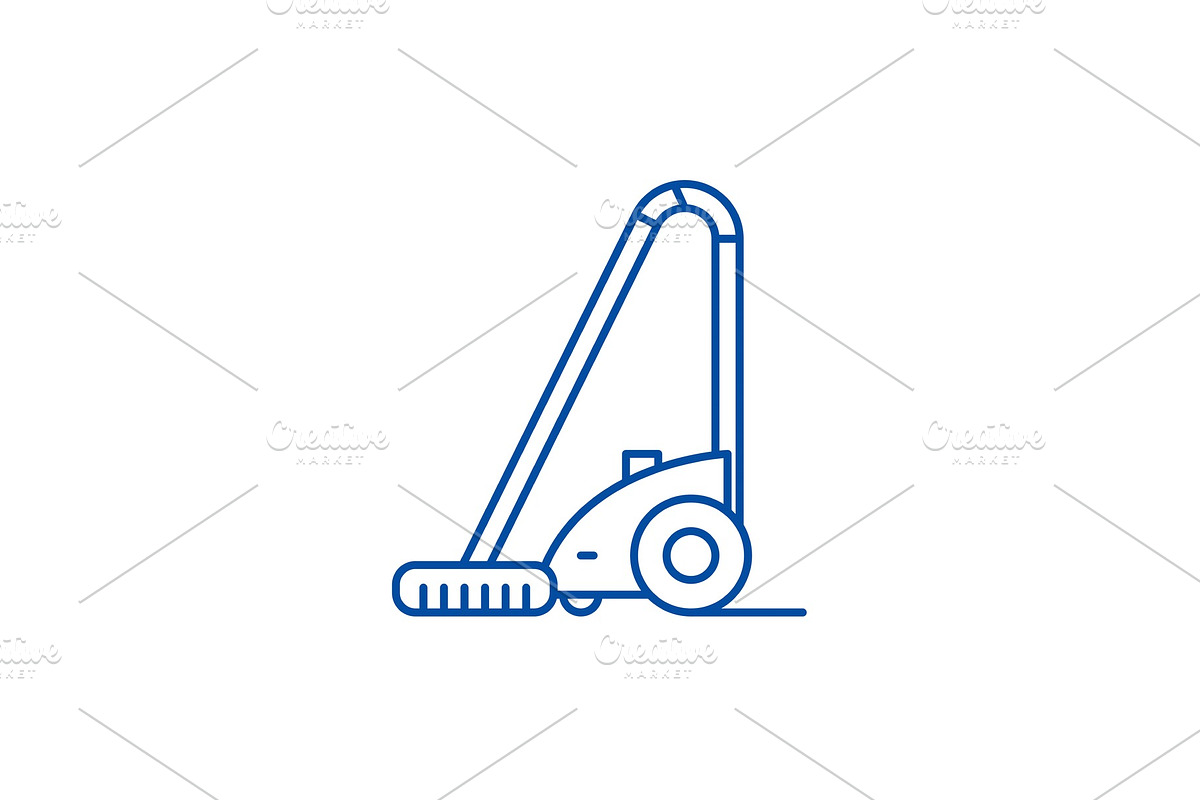 Vacuum cleaner line icon concept in Objects - product preview 8