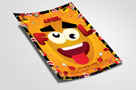April Fool Surprise Flyer Template in Flyer Templates - product preview 1