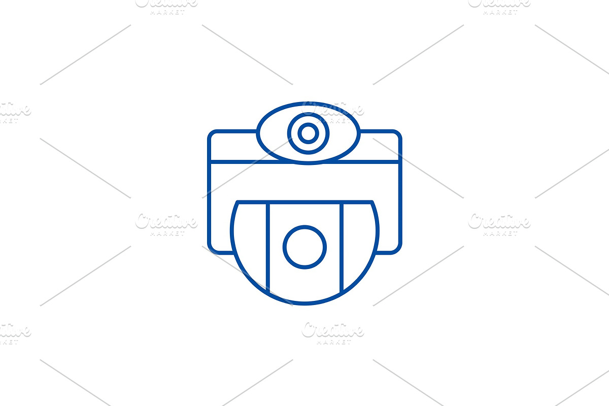 Vision selection line icon concept in Illustrations - product preview 8