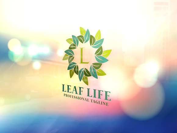Leaf Life Logo in Logo Templates - product preview 2