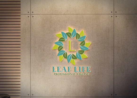Leaf Life Logo in Logo Templates - product preview 3
