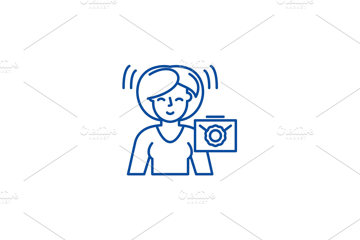 Waiting for a letter line icon in Illustrations - product preview 8