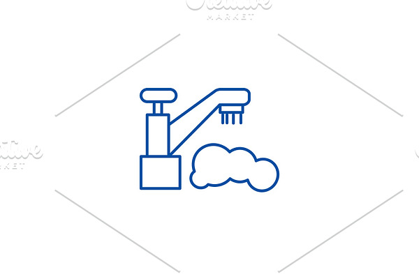 Water droplet,tap,washing line icon