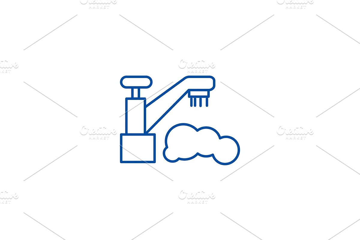 Water droplet,tap,washing line icon in Objects - product preview 8