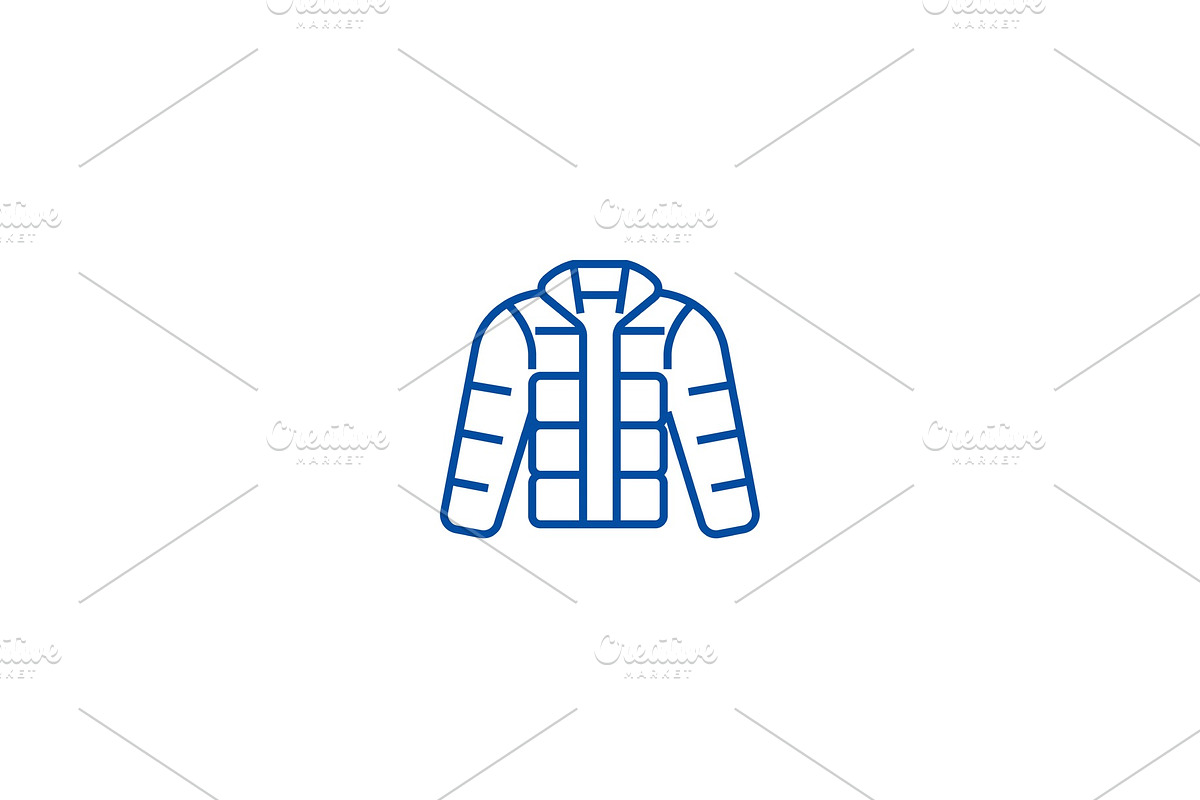 Winter jacket,downjacket,outdoor in Illustrations - product preview 8