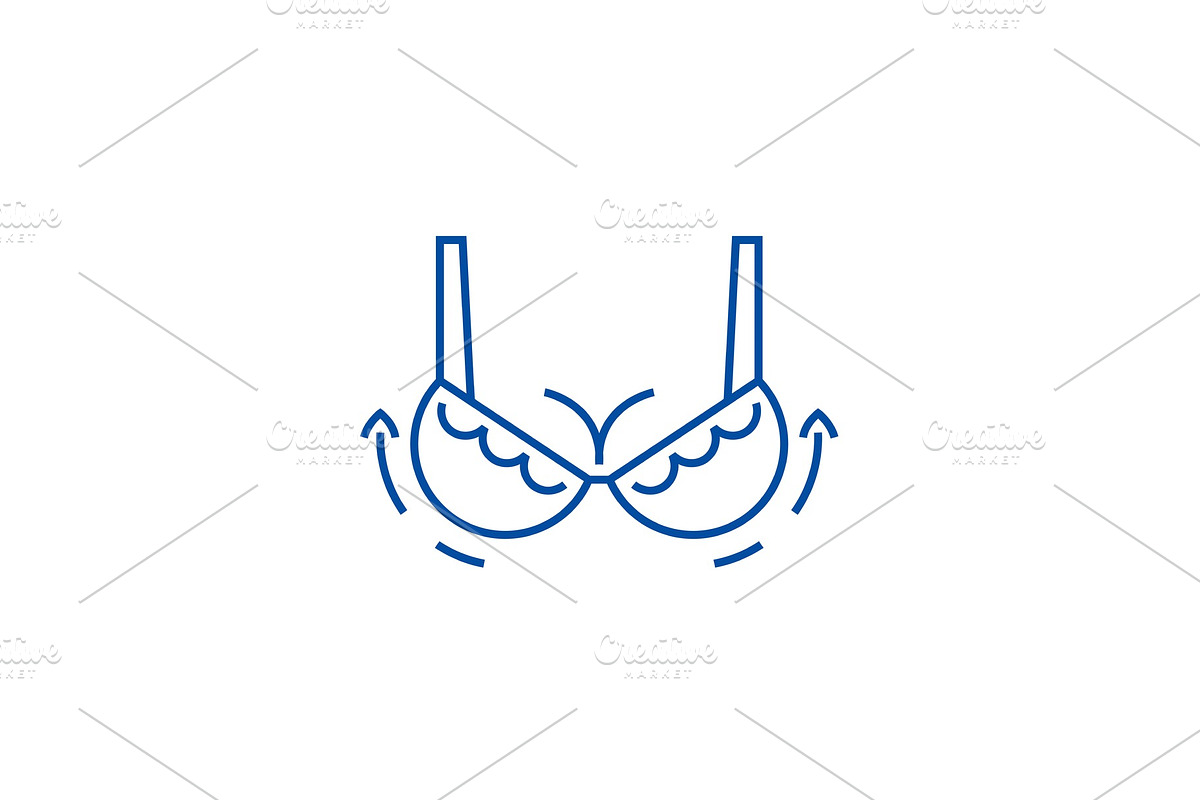 Woman bra,breast augmentation in Illustrations - product preview 8