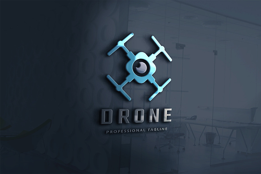 Drone Logo in Logo Templates - product preview 8