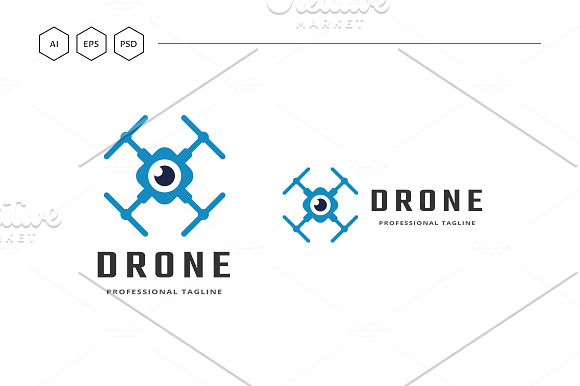 Drone Logo in Logo Templates - product preview 3