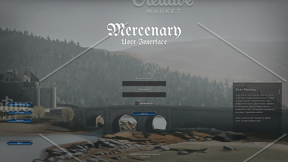 Mercenary - RPG User Interface in Graphics - product preview 9