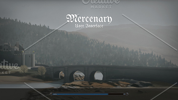 Mercenary - RPG User Interface in Graphics - product preview 10