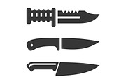 Knife Icons Set