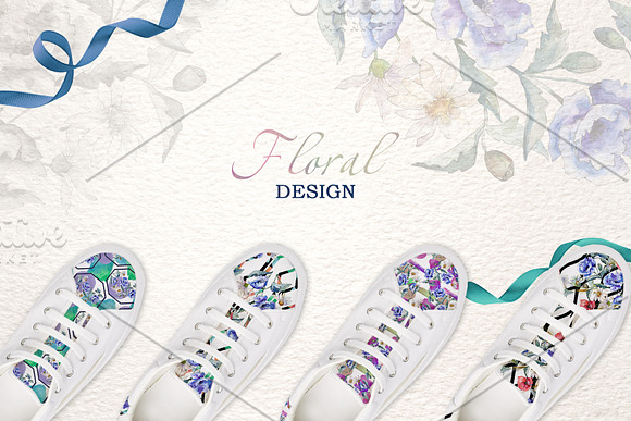 Bouquet   poppies and daisies in Illustrations - product preview 3