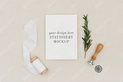 Stationery Flat Lay | Wedding Mockup