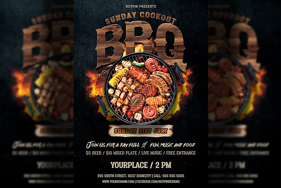 Barbecue Bbq Flyer