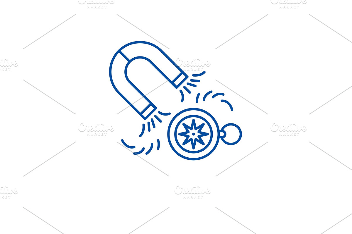 Lead generation line icon concept in Illustrations - product preview 8