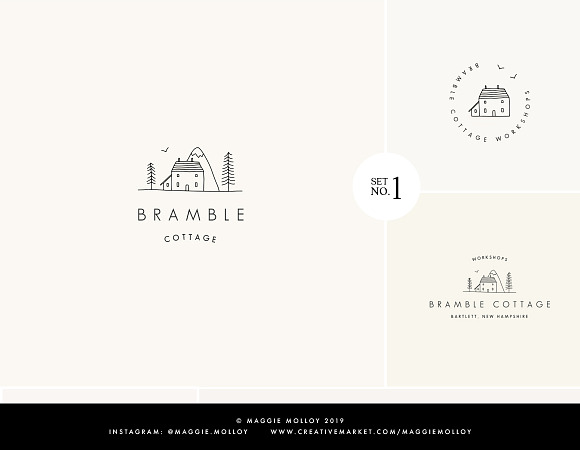 Feminine Premade Logo Bundle Vol. 17 in Logo Templates - product preview 1
