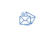 Mail,email,envelope line icon
