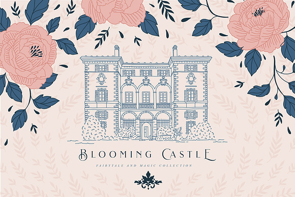 Blooming Castle Collection in Illustrations - product preview 8