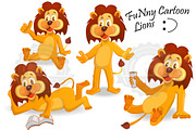 Cartoon lions
