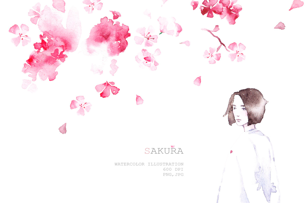 Sakura in Illustrations - product preview 8