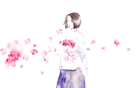 Sakura in Illustrations - product preview 2